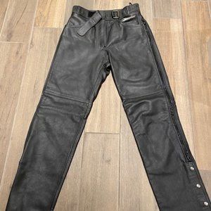 Leather Riding Pants: Joe Rocket Size 10.